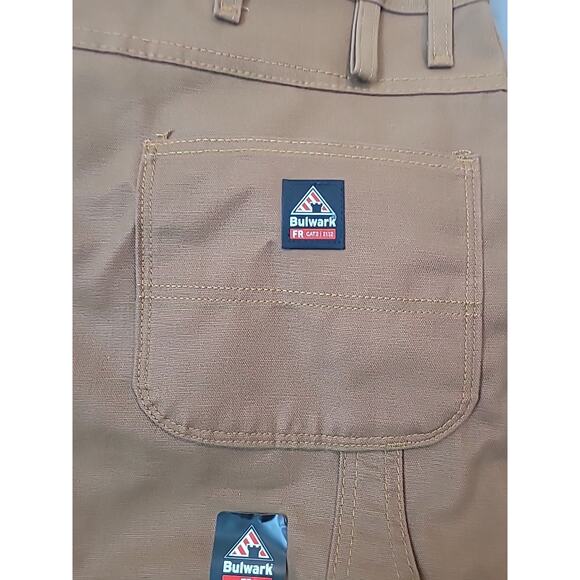 Bulwark FR Pants 40 Brown NWT CAT2 2112 E6522MX Flame Resistant Workwear - Picture 7 of 13